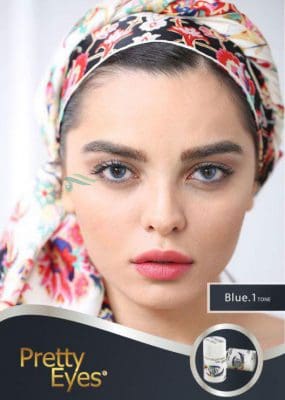 لنز آبی 1 تن : برند مارشال پرتی آیز رنگ بلو