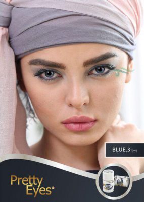 لنز آبی 3 تن : برند مارشال پرتی آیز رنگ بلو