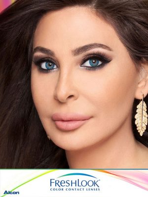 لنز فیروزه ای : برند فرشلوک سری کالر بلندز رنگ ترکوییز
