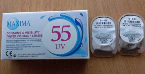 لنز طبی فصلی ماکسیما Maxima 55UV