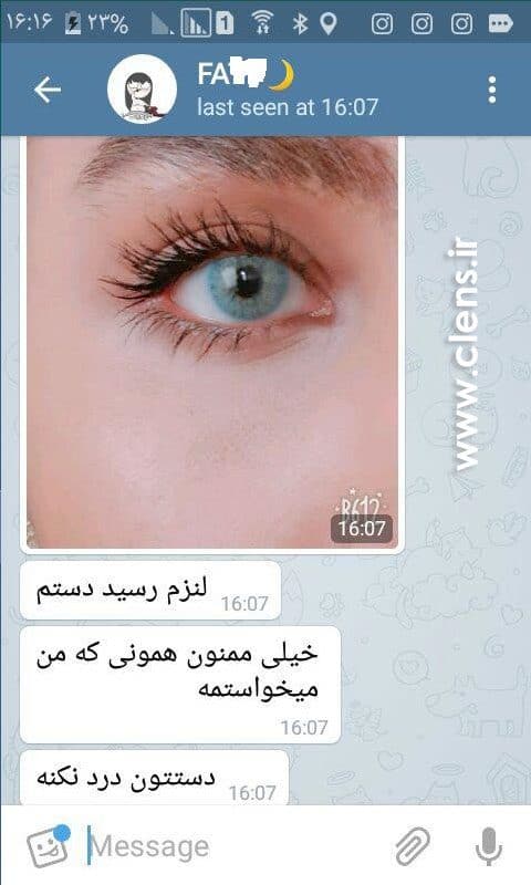 رضایت مشتری از فروشگاه لنز رنگی سی لنز - 14