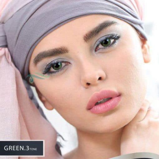 لنز سبز عسلی - Image 2