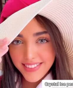 خرید لنز کریستال رنگ آیس پرل