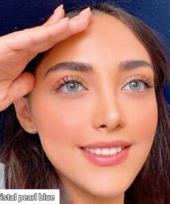 خرید لنز کریستال رنگ پرل بلو