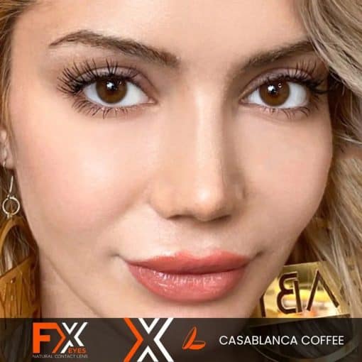 خرید لنز رنگ کازابلانکا کافی برند اف ایکس