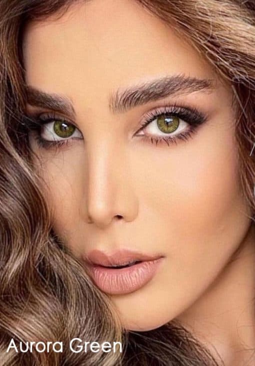 خرید لنز رنگی سالانه سری ارورا گرین