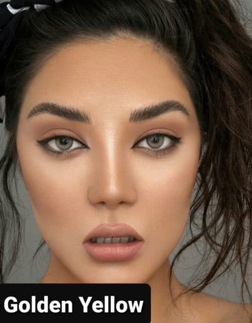 خرید لنز مورنینگ رنگ گلدن یلو