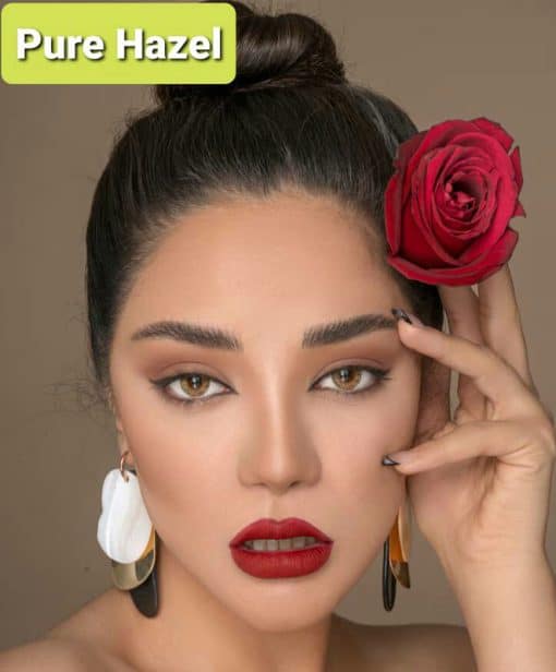 خرید لنز چشم مورنینگ رنگ پیور هازل