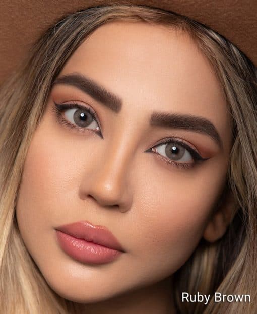 خرید لنز برند اُپتی کالر رابی براون
