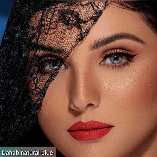 خرید لنز رنگی دهب سری نچرال رنگ نچرال بلو