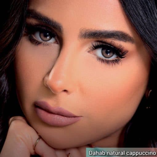 خرید لنز رنگی دهب سری نچرال رنگ کاپوچینو